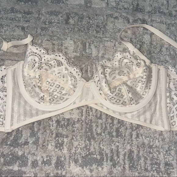 🏷️ 5 for $25 - ASOS Nude Lace Unlined Bra - Picture 2 of 8